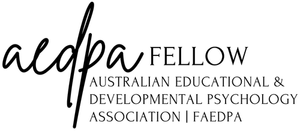 Logo saying Fellow of Australian Educational and Developmental Psychology Association (FAEDPA)